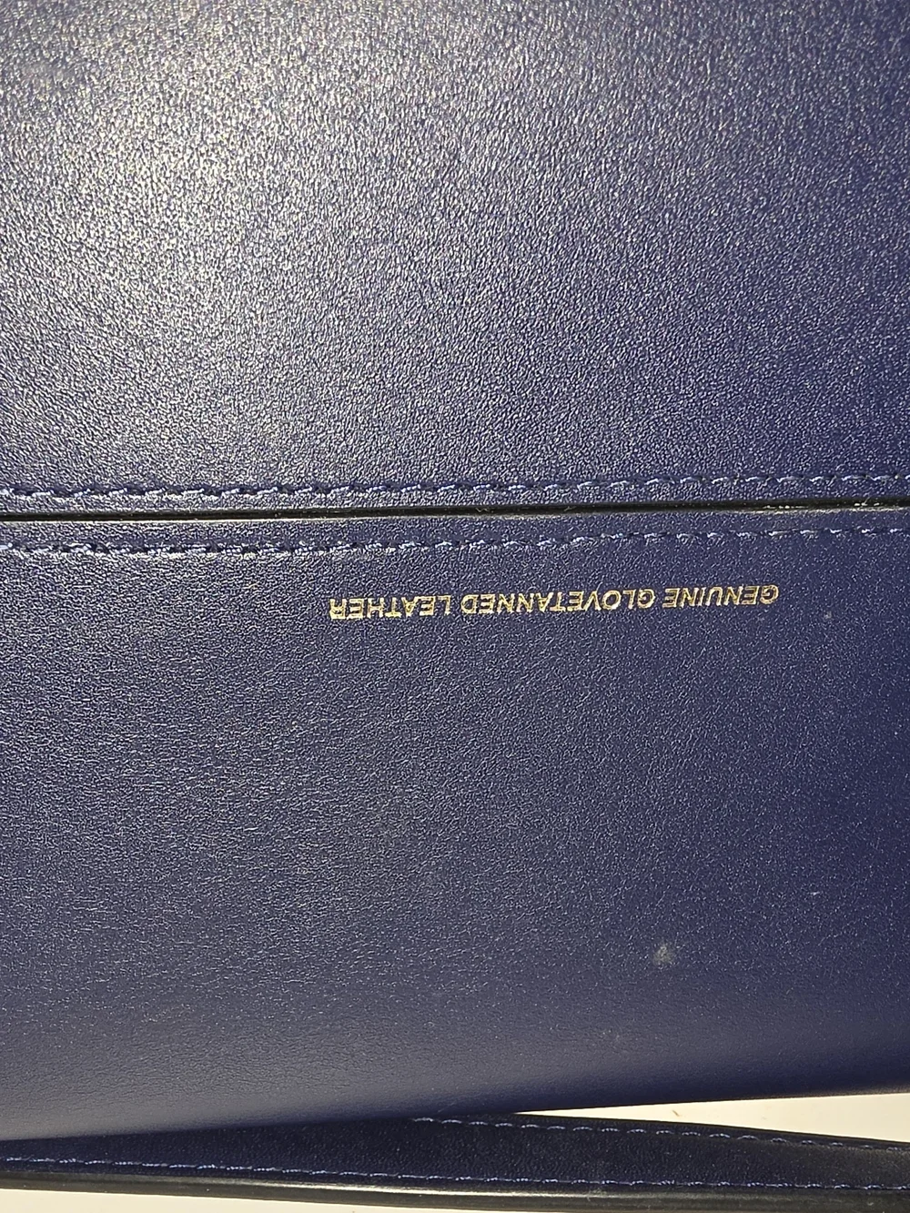 Coach Leather Classic Navy Structured Top-Handle Satchel